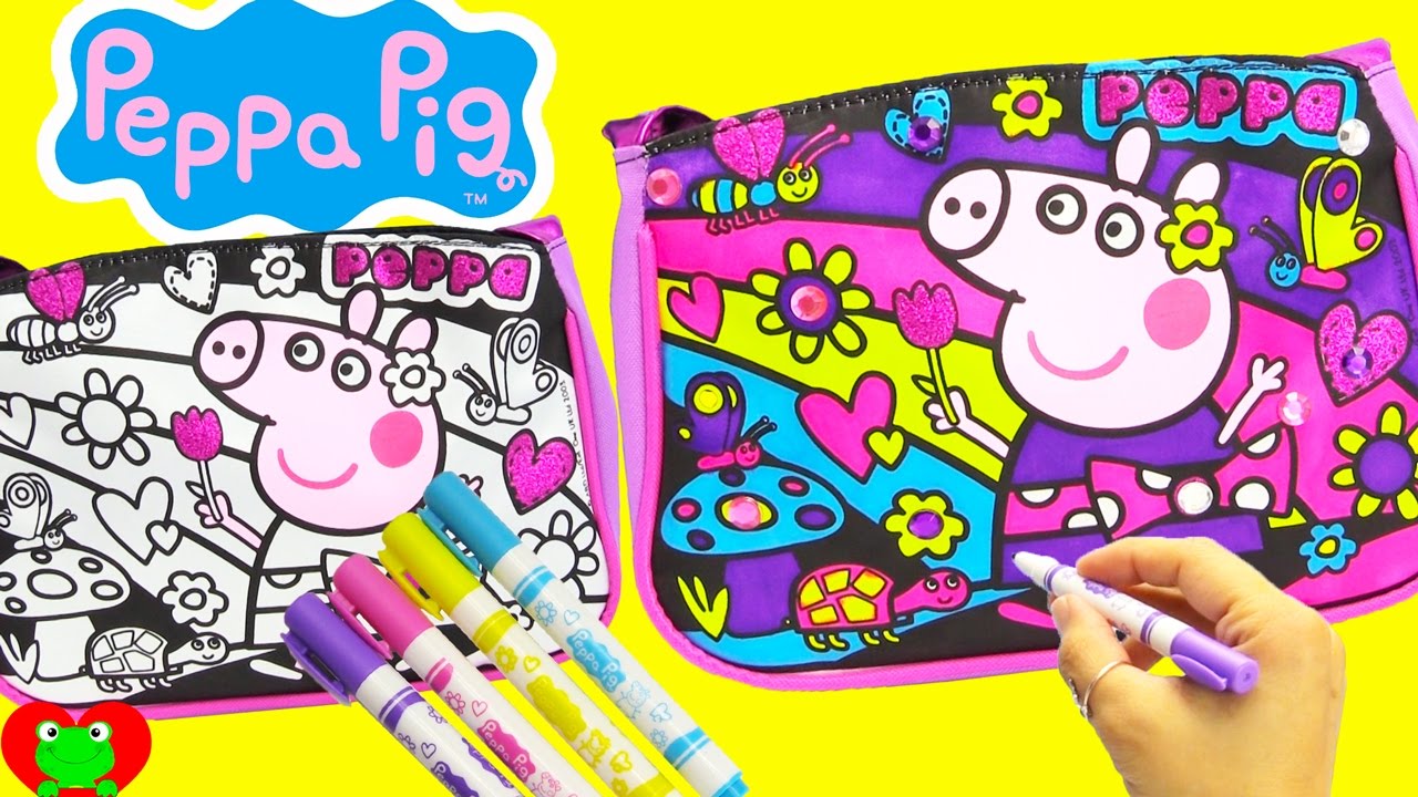 Peppa Pig Coloring Purse Cra-Z-Art and LOL Doll Surprises