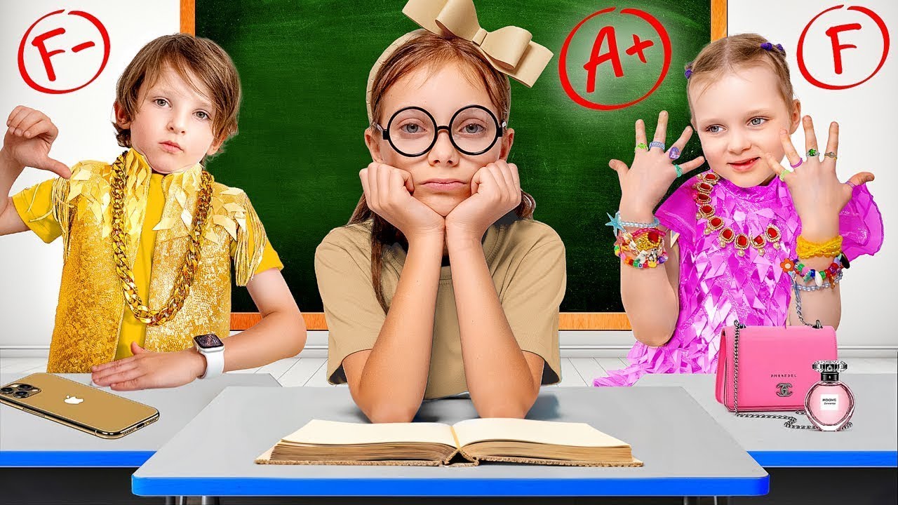 Dzieci uczą się przyjaźni 😇 Historia o znęcaniu się w szkole! Bajka edukacyjna dla całej rodziny