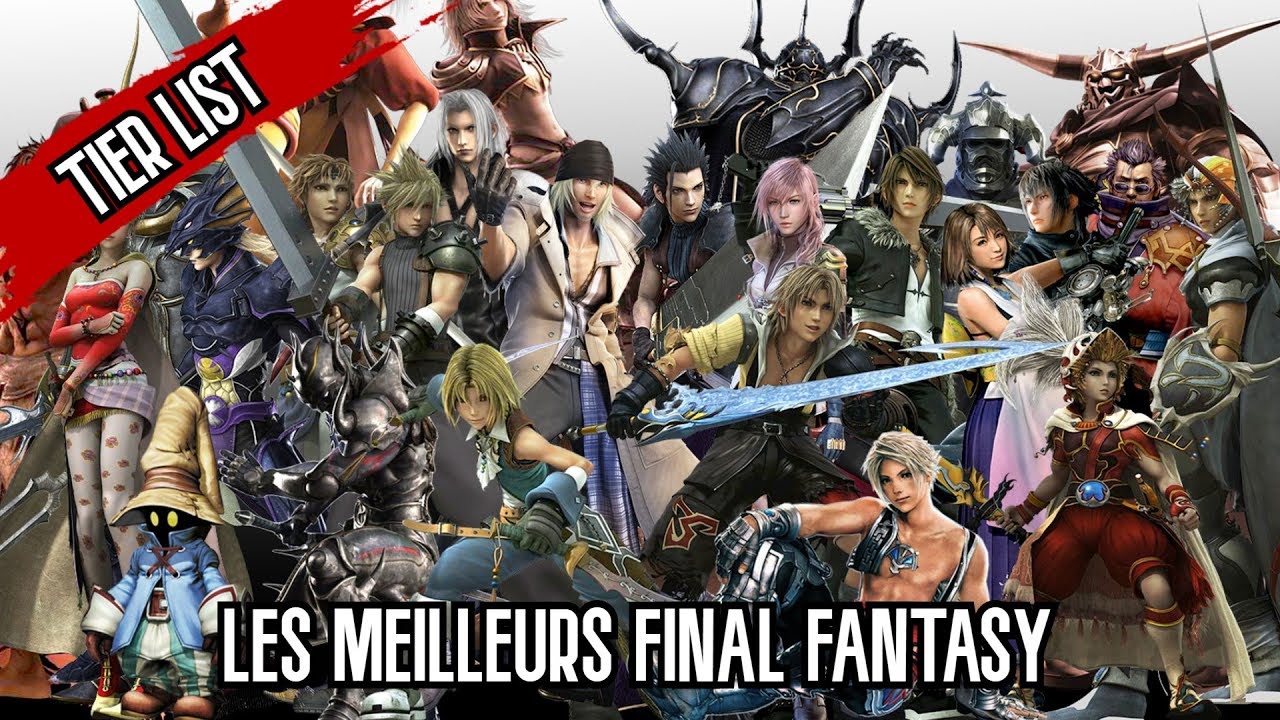 TIER LIST #3 - LES MEILLEURS FINAL FANTASY