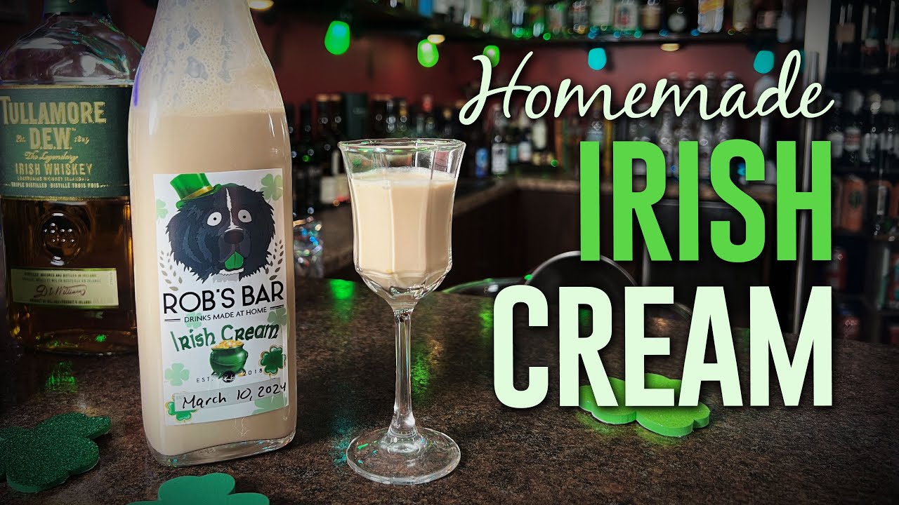 Homemade IRISH CREAM Liqueur | How to Make Your Own Baileys