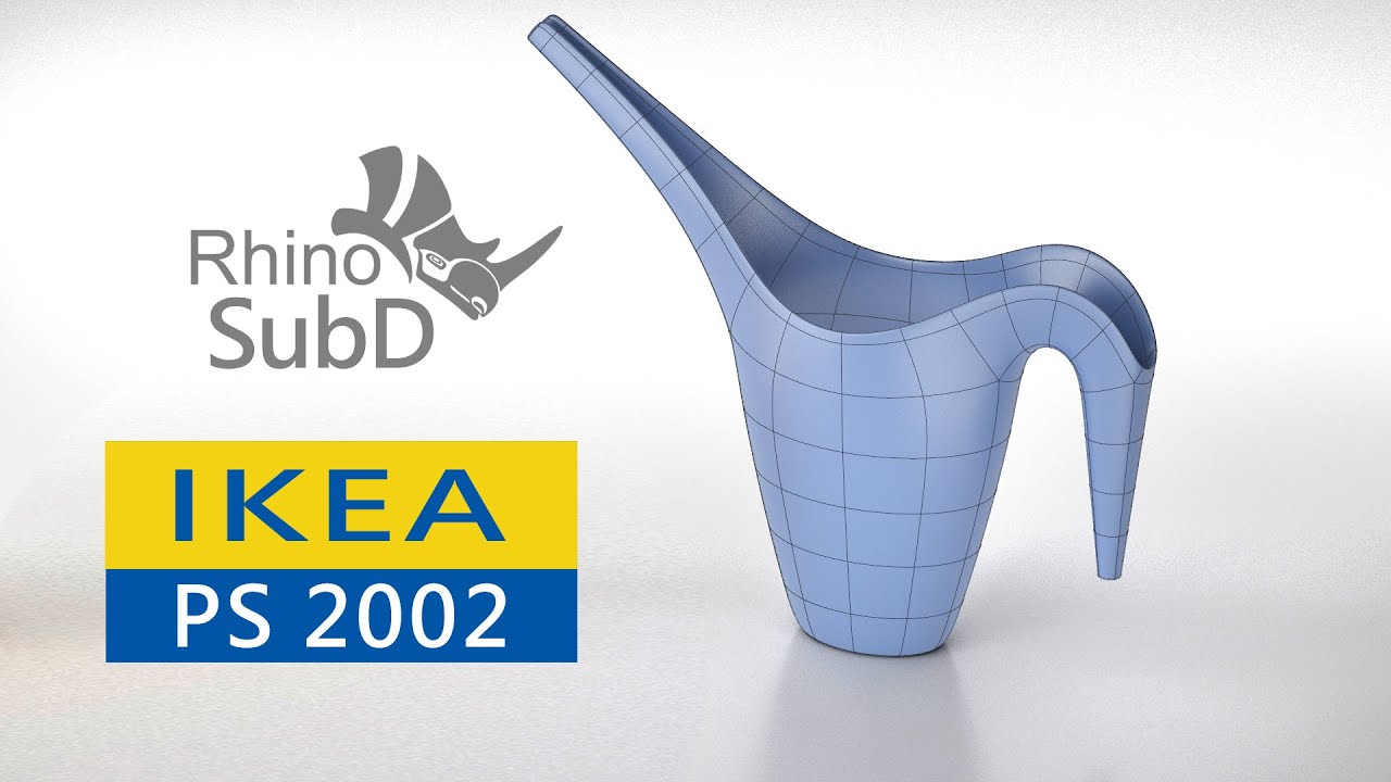 Rhino SubD - IKEA PS 澆花壺