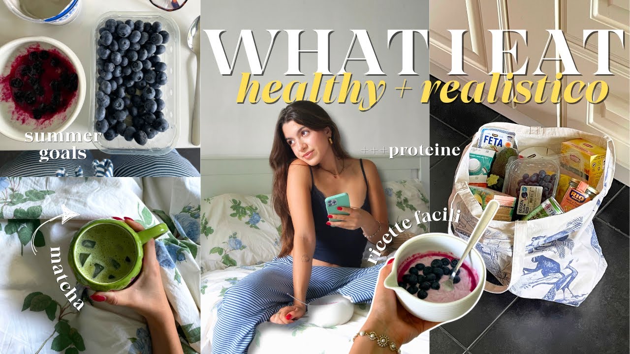 WHAT I EAT IN A DAY ESTIVO🥗 *healthy, realistico, facile