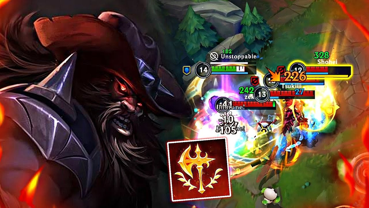 YOU GUYS SHOULD ABUSE OLAF BEFORE THE NERF!!!!! (BEST BUILD & RUNES)