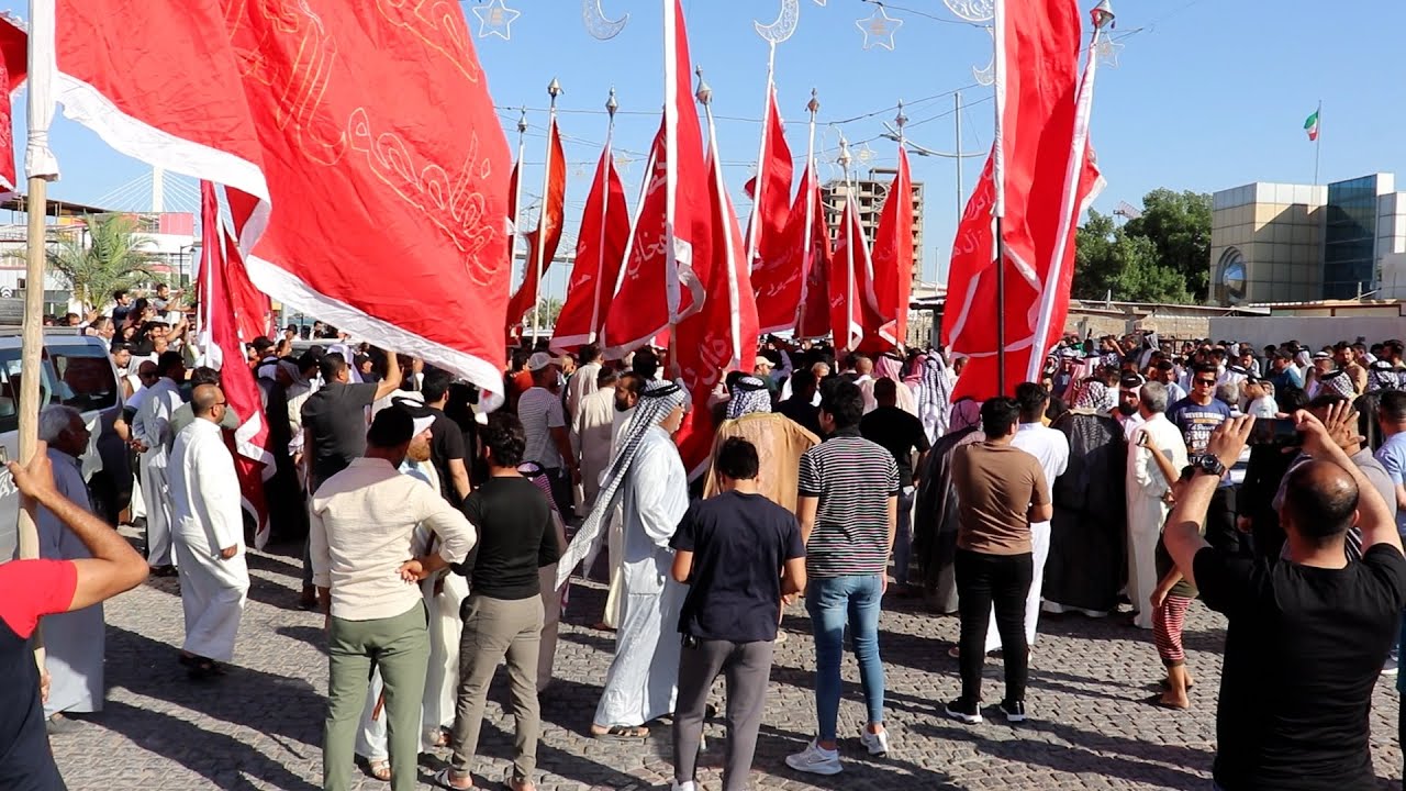 وقفة لعشائر في البصرة استنكارا لاستهداف شيخ عام الكطارنة #المربد