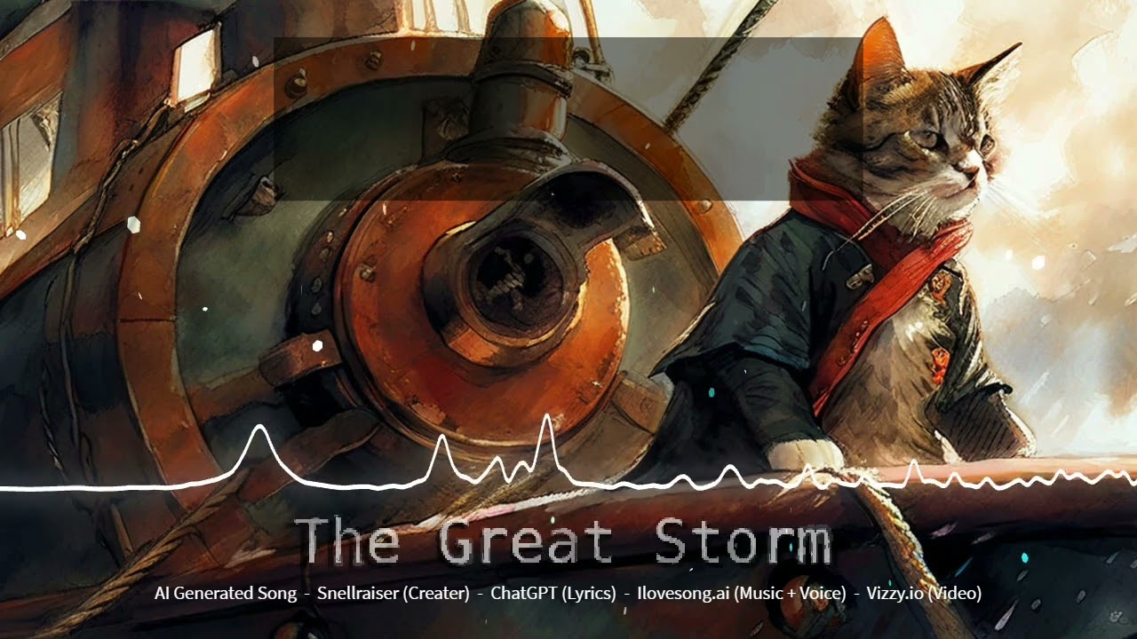 Sea Shanty - Captian Whiskers and The Great Storm (With Lyrics)