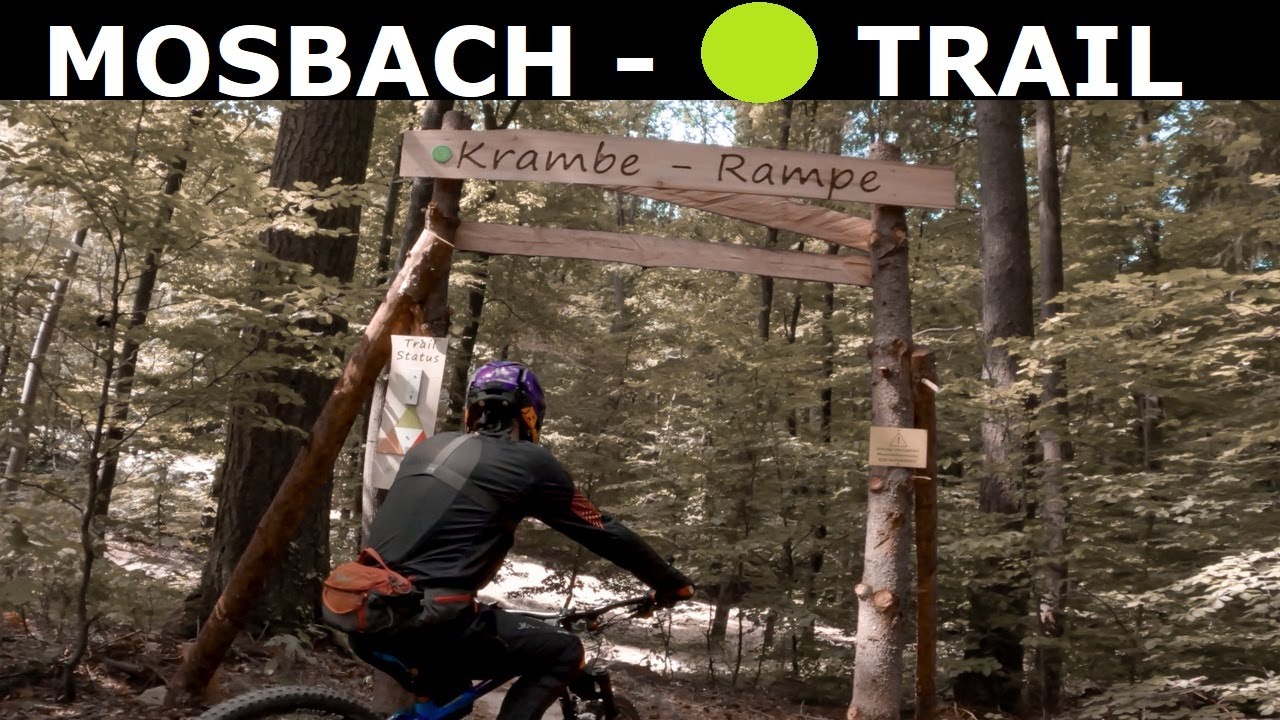 Flowtrail Mosbach - Kompletter Grüner Trail - Krambe - Rampe