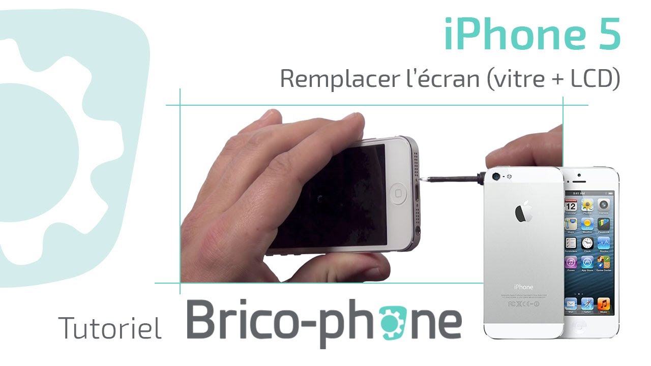 Tutoriel iPhone 5 : changer écran vitre tactile  + LCD démontage et remontage
