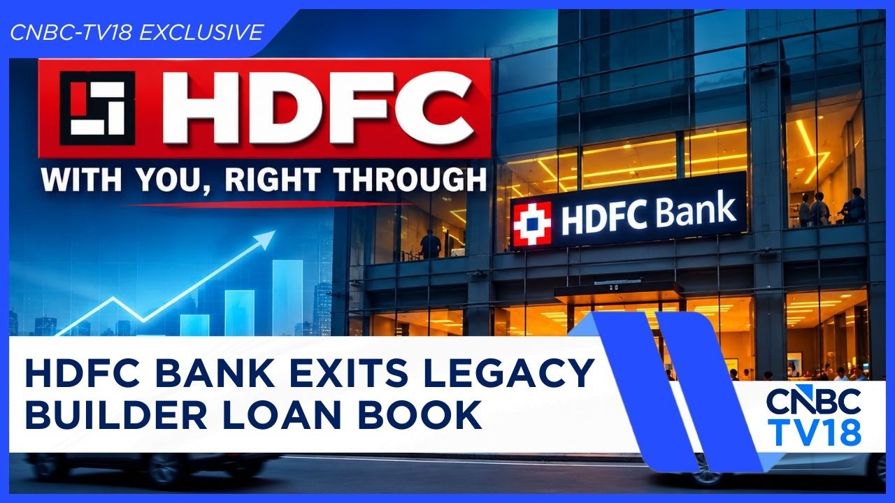 HDFC Bank избавляется от портфеля кредитов застройщикам: причины кроются в качестве активов | CNB...