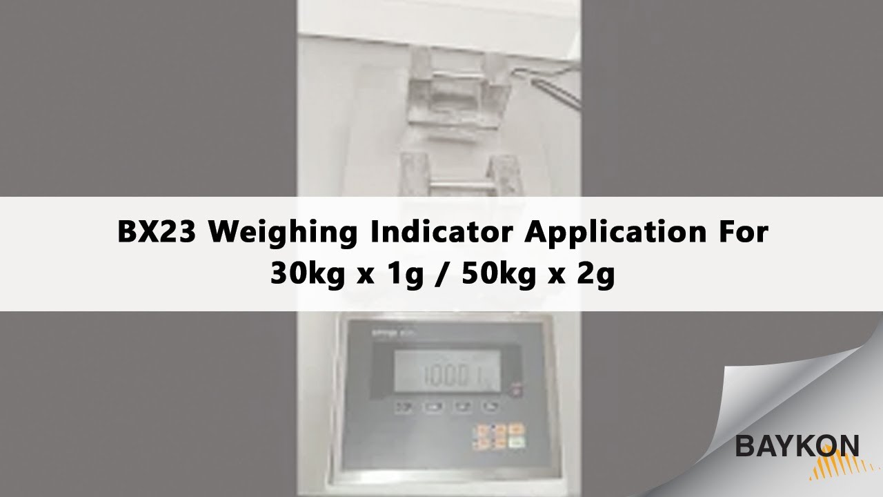 BX23 High Accurate Industrial Scale For 30 kg x 1g / 50 kg x 2g From BAYKON