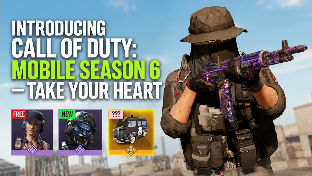 SEASON 6 REVEAL BATTLE PASS, LEGENDARY ORV, Free Urban Tracker skin and more!