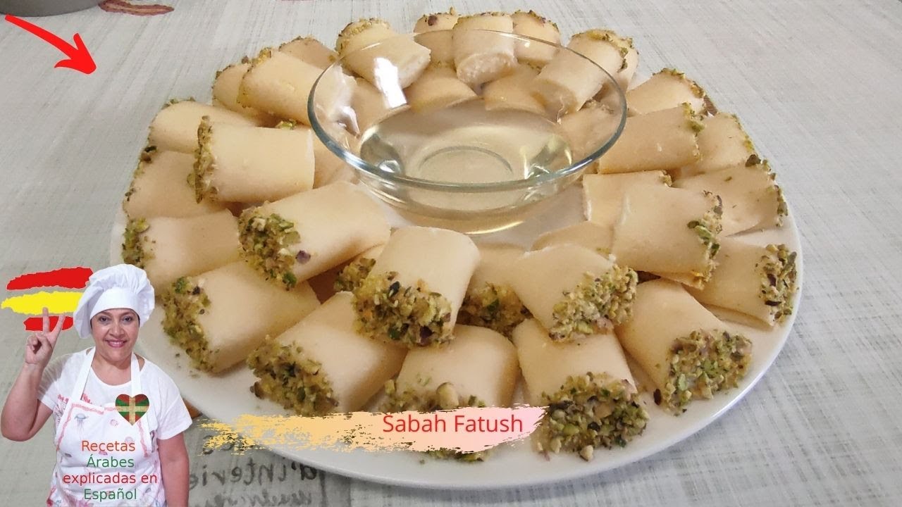 Receta de dulce típico SIRIO . Halwe Aljiben