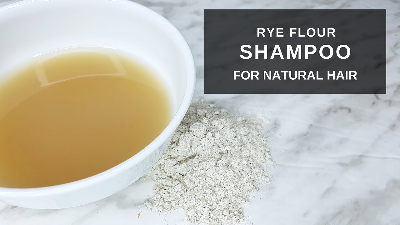 Rye Flour Shampoo for HEALTHY HAIR | 4c natural hair