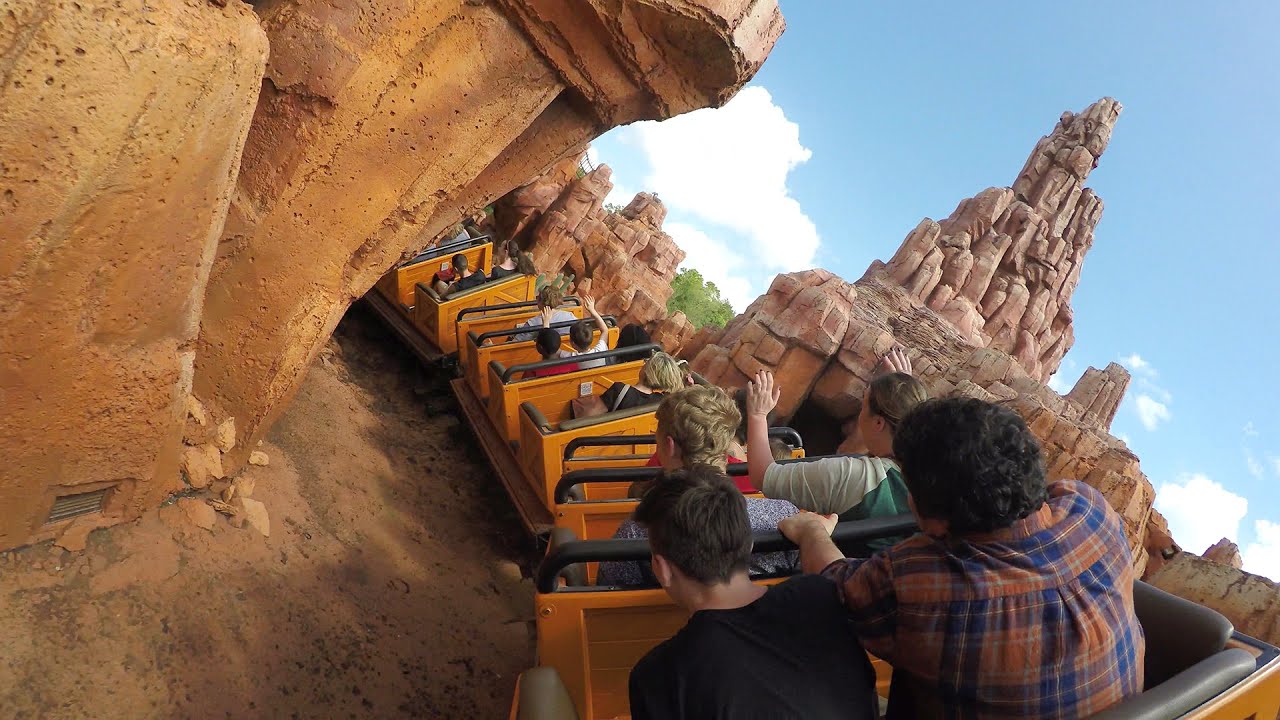 Big Thunder Mountain Back POV 4K Ultra HD Resolution Walt Disney World Magic Kingdom