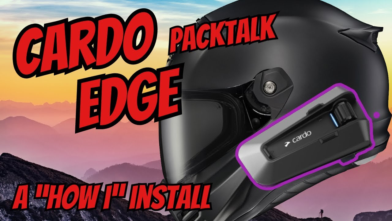 Cardo Edge Install. Make Riding your Harley Davidson more enjoyable.  