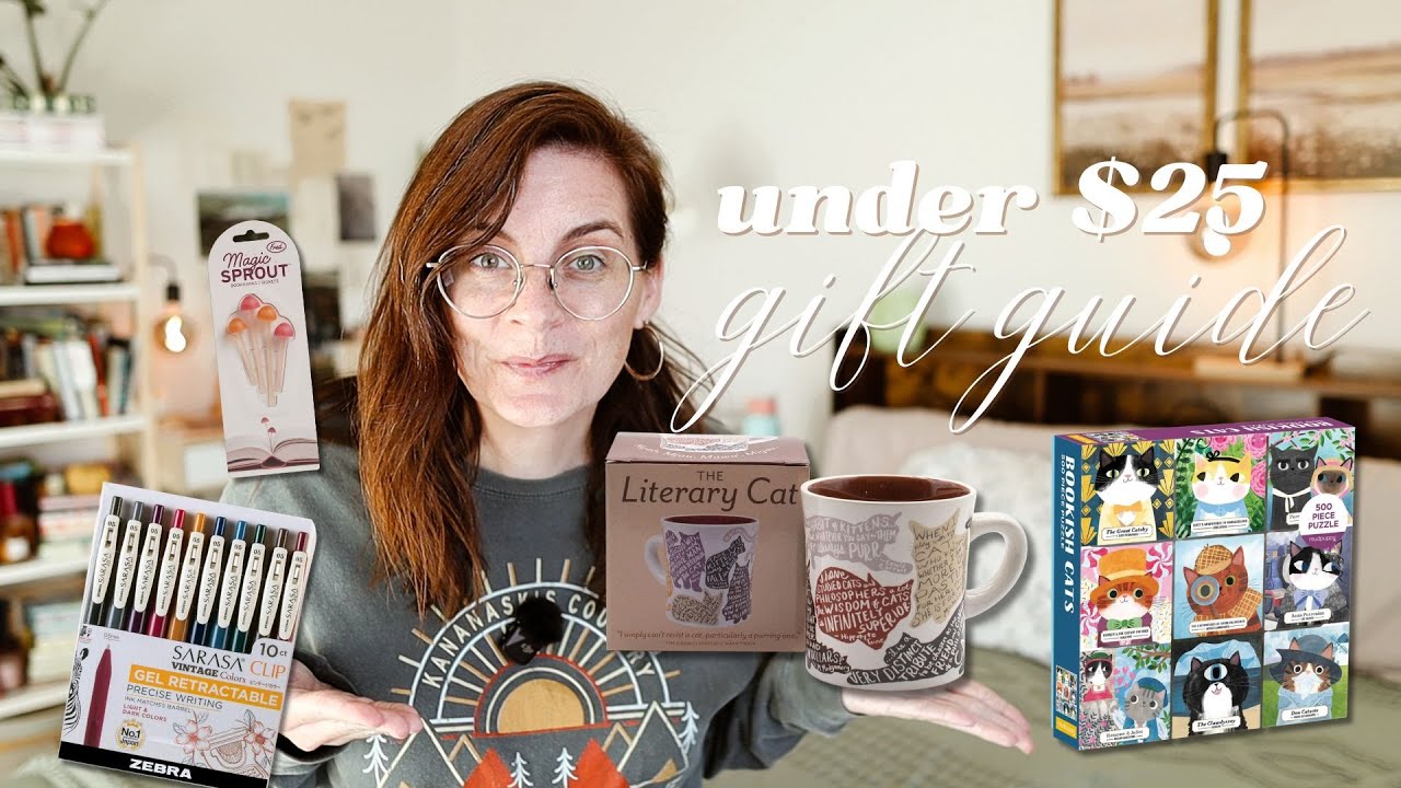 🎁 UNDER $25 GIFT GUIDE - Christmas ideas for book lovers and others!