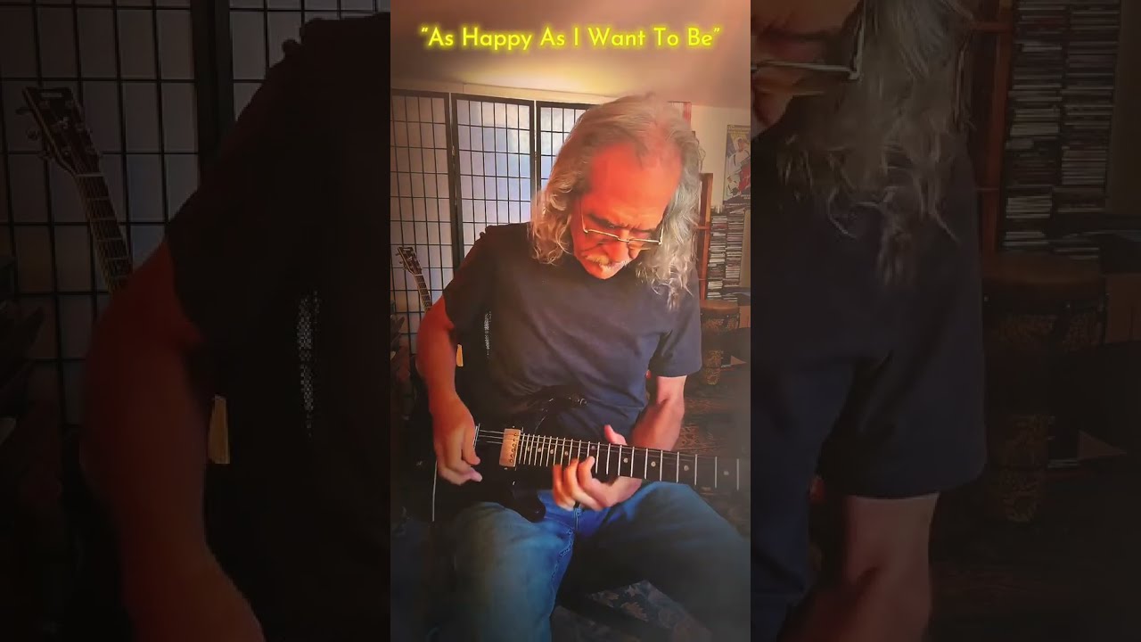 “As Happy As I Want To Be” Live Stream Clips - Daily looper Improvisation - Tone Poet: Terry Gayhart