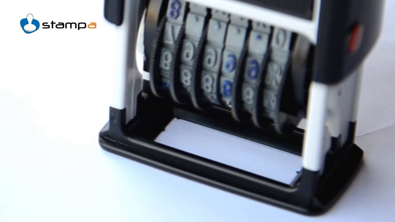 Numerador automático 6 y 9 dígitos