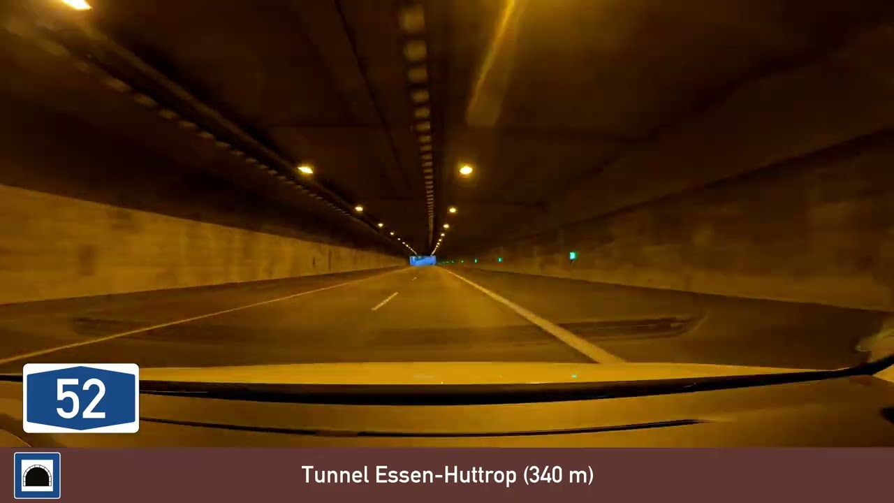 Autobahn A52: Essen - Düsseldorf
