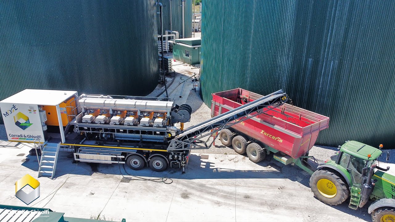 Il Mosè per il recupero plastiche impianti a FORSU | Corradi & Ghisolfi | Mobiler Gülleseparator