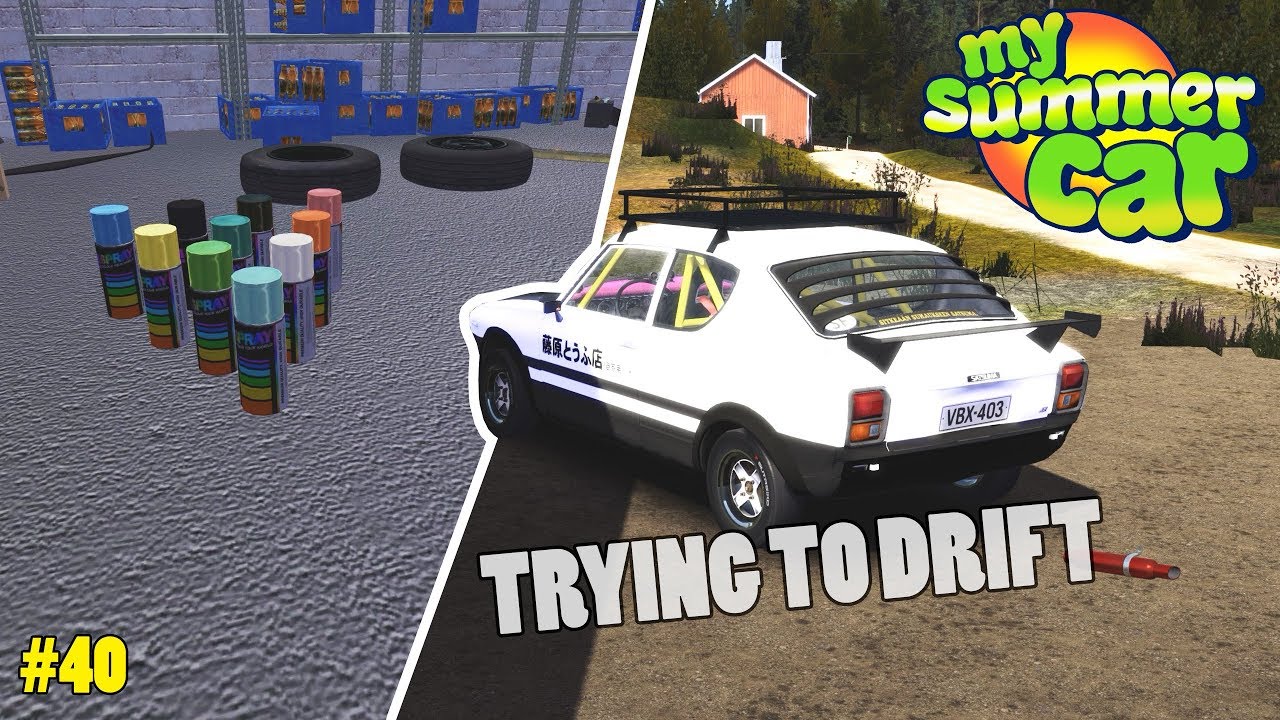 Drifting! ..sort of - How to Kill Boredom | My Summer Car Shenanigans