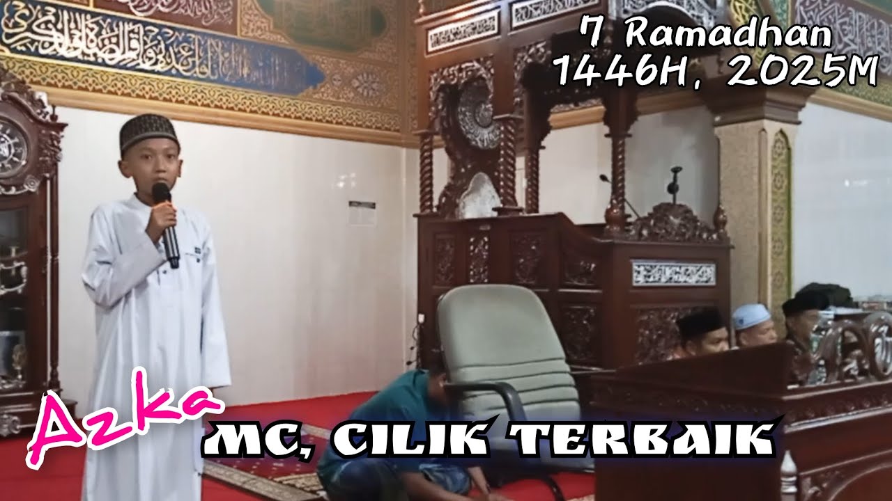 Contoh Mc/pembawa acara Sholat tarawih anak Terbaik, paling mudah @Elang-azka