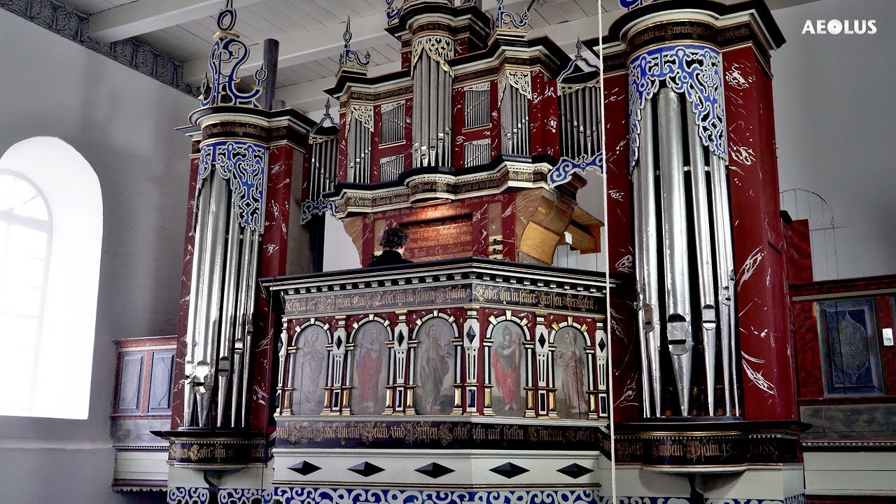 Léon Berben plays Hieronymus Praetorius on the Kröger organ (1650) of St.Laurentius, Langwarden (D)