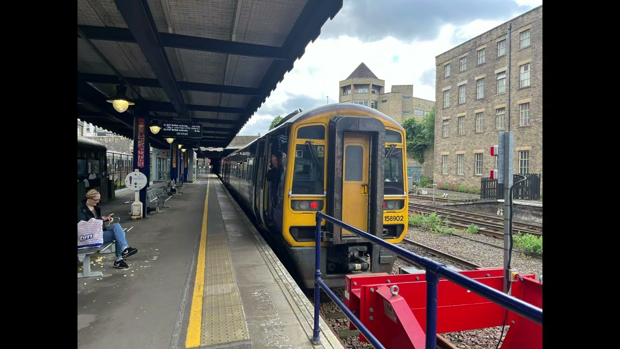 Northern 158 Trains - Huddersfield to Barnsley Rail Ride