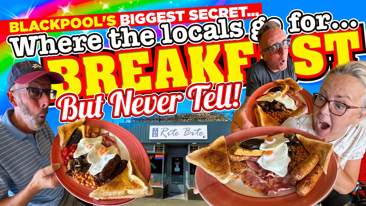 Breakfast at Blackpool's BIGGEST KEPT SECRET! The CAFE where the locals go but NEVER TELL!