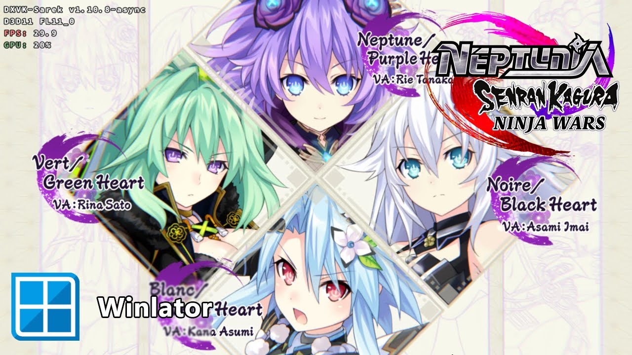 Winlator 10 | Gameplay Neptunia x SENRAN KAGURA: Ninja Wars | Snapdragon 6 Gen 1