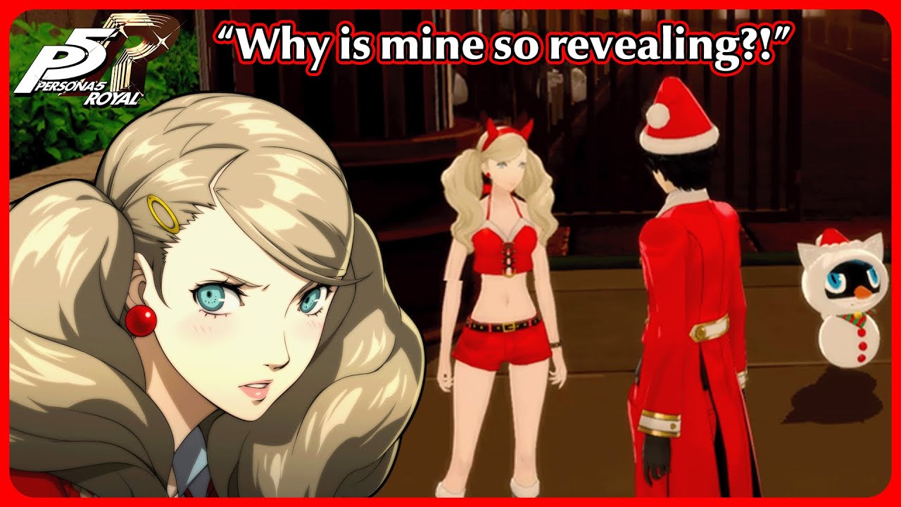 Persona 5 Royal unused Christmas costume dialogue