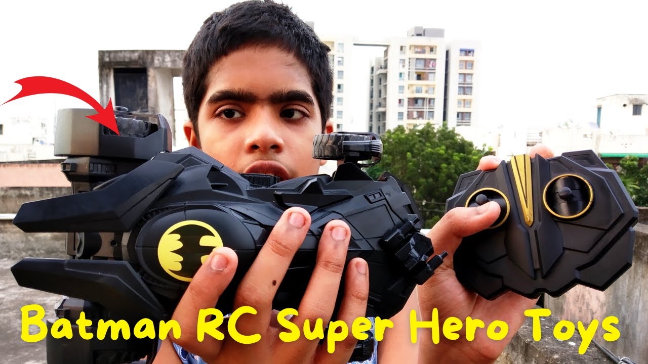 Batman Black RC Super Hero Car Unboxing & Review | Toys Unboxing | रिमोट कंट्रोल खिलौने अनबॉक्सिंग