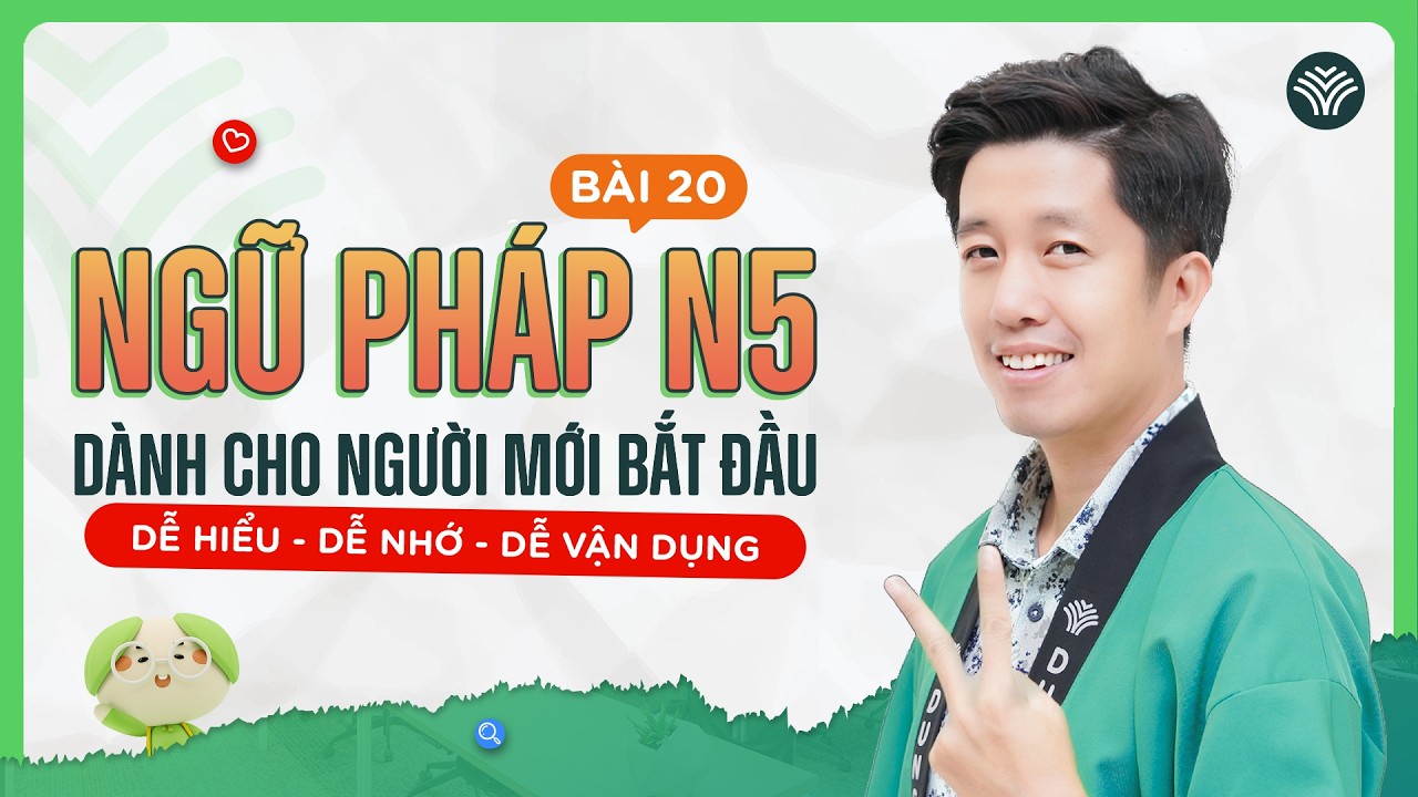 Học tiếng Nhật online - Ngữ pháp N5 bài 20: A lô, mai đi không ? (Học tiếng Nhật cơ bản)