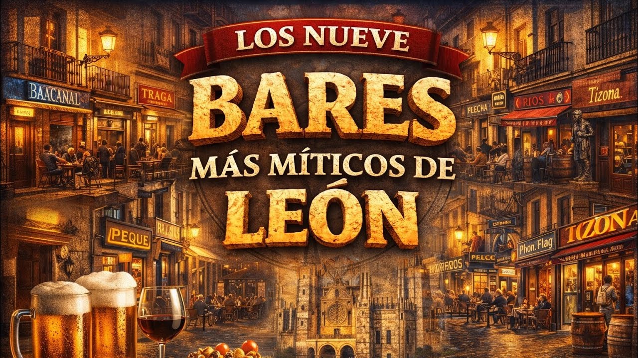 Los 9 bares m&aacute;s M&Iacute;TICOS de Le&oacute;n (Le&oacute;n, Espa&ntilde;a)