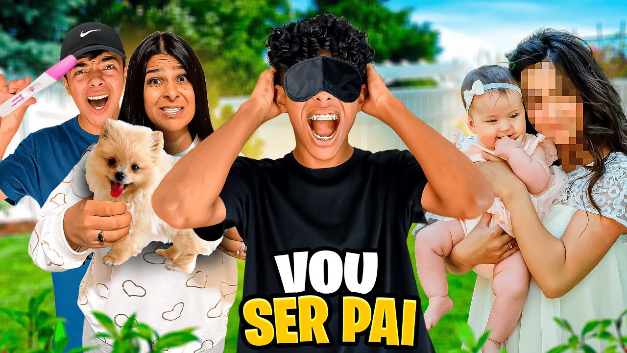 GABRIEL VAI SER PAI DE NOVO! *fizemos uma surpresa pra ele