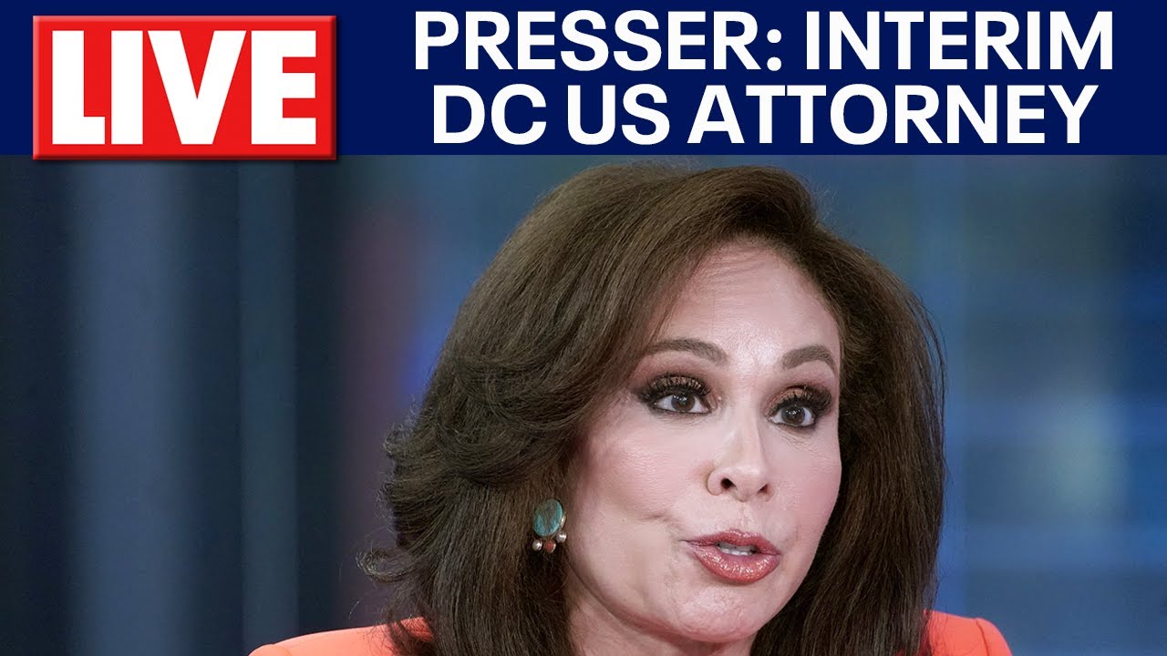 Press Conference: Ed Martin Out as DC US Attorney, FOX News' Jeanine Pirro to serve as interim