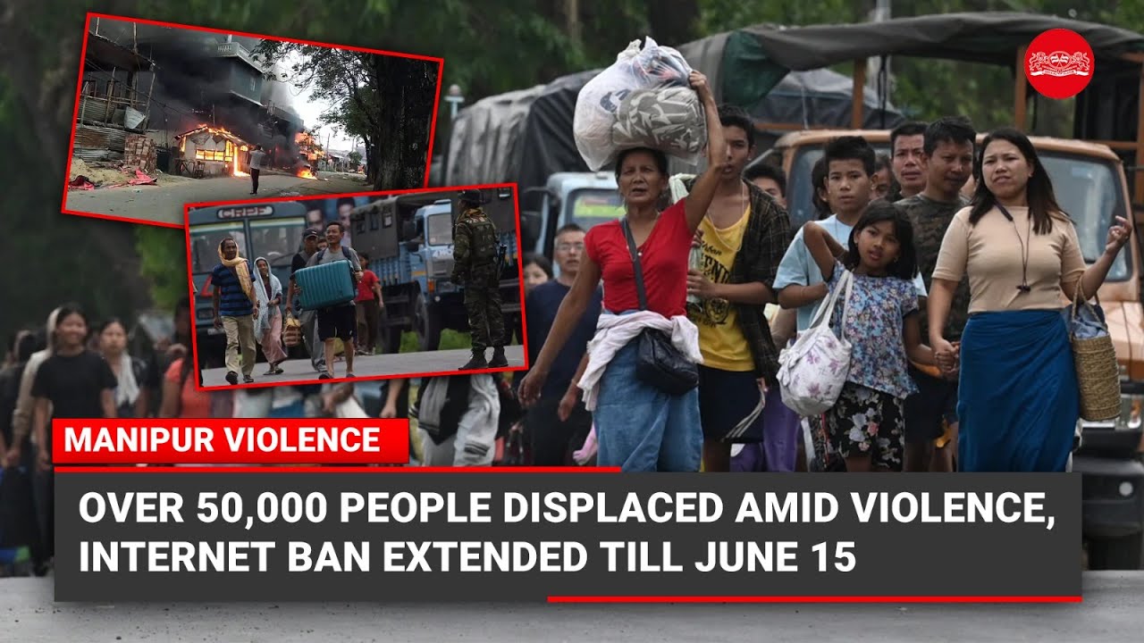 Manipur violence: Over 50,000 people displaced amid violence, internet ban extended till June 15