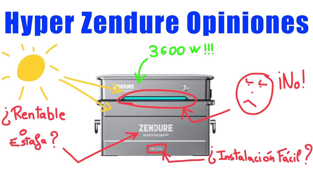 Hyper Zendure Opiniones (2024) - Pros Y Contras Del Microinversor Hyper 2000