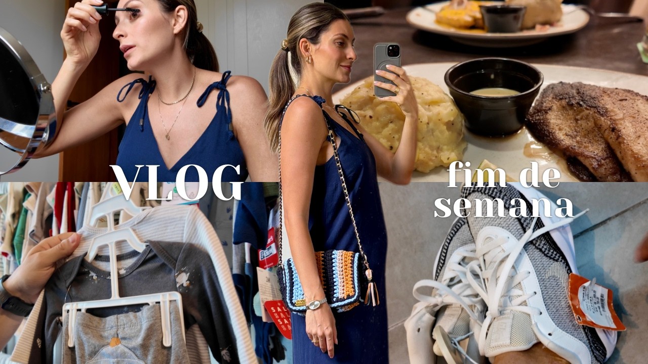 Autoestima em crise, compras e roupas novas, saindo da rotina no final de semana, mudei a cozinha