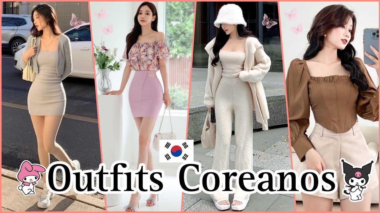 Estilo Coreano 🌸 Outfits moda femenina 🇰🇷 2024