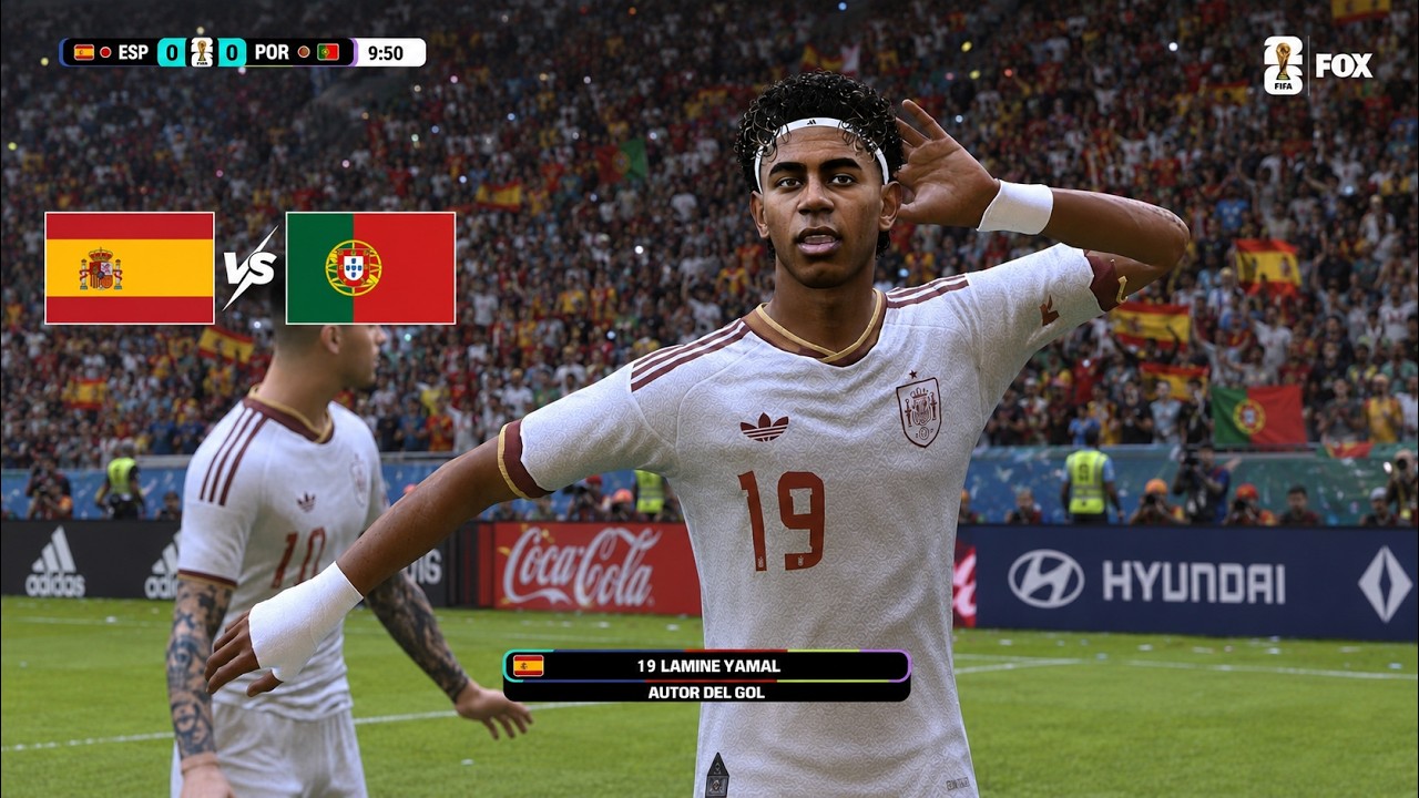 Spain vs Portugal | FIFA World Cup 2026 | FC 26 - PC Mods [4K]