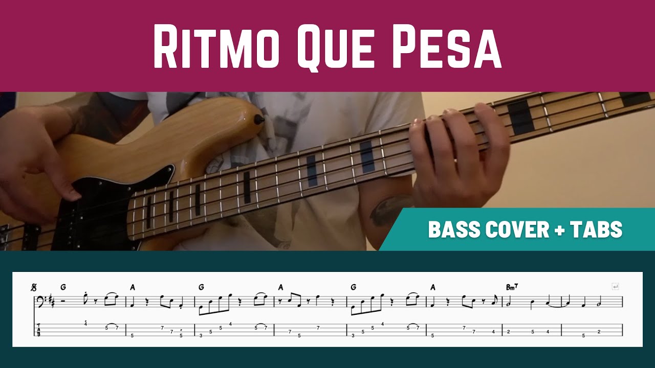 Cultura Profética - Ritmo Que Pesa (Bass Cover + PlayAlong TAB)