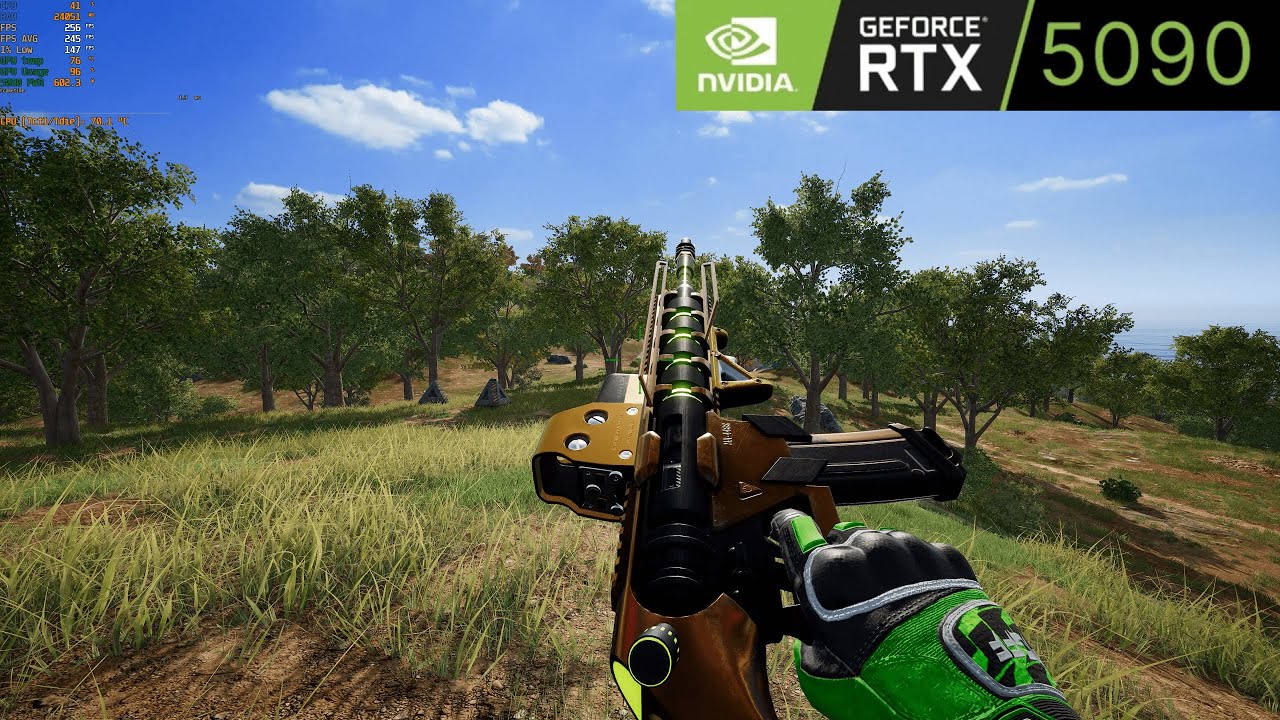PUBG: 4k : RTX5090 - AMD 9800x3D - 64GB ram - Max Settings