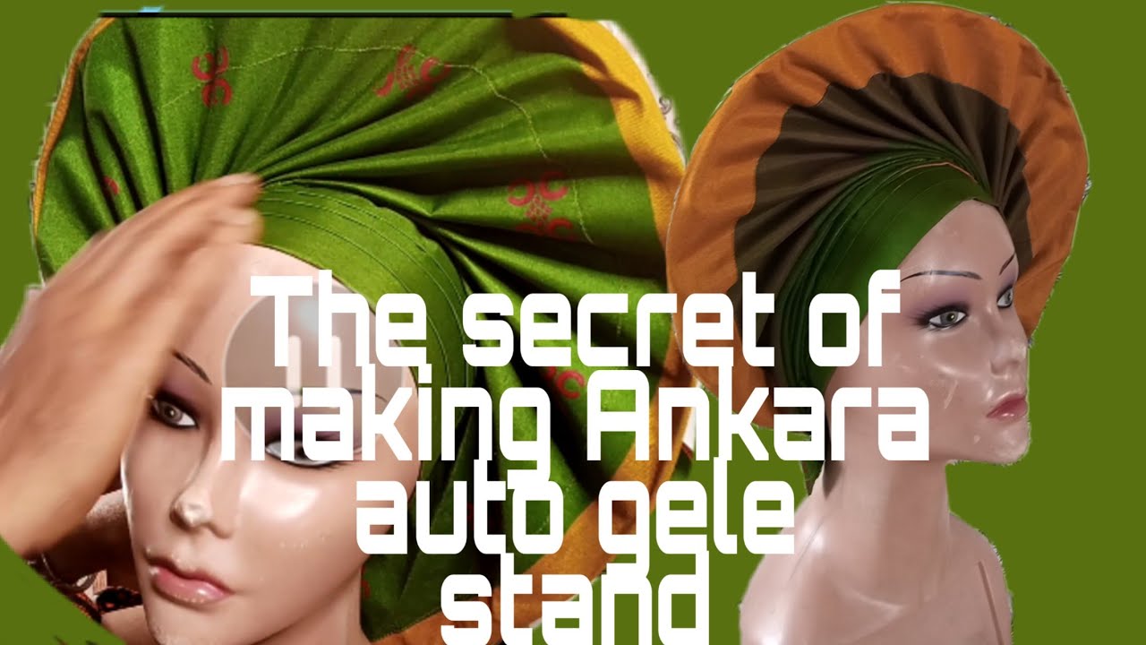 how to make auto gele with Ankara