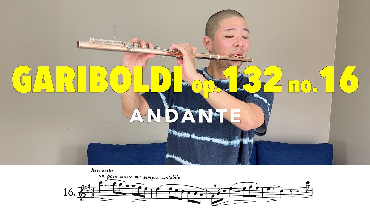 Gariboldi Op. 132 #16 Flute Study 