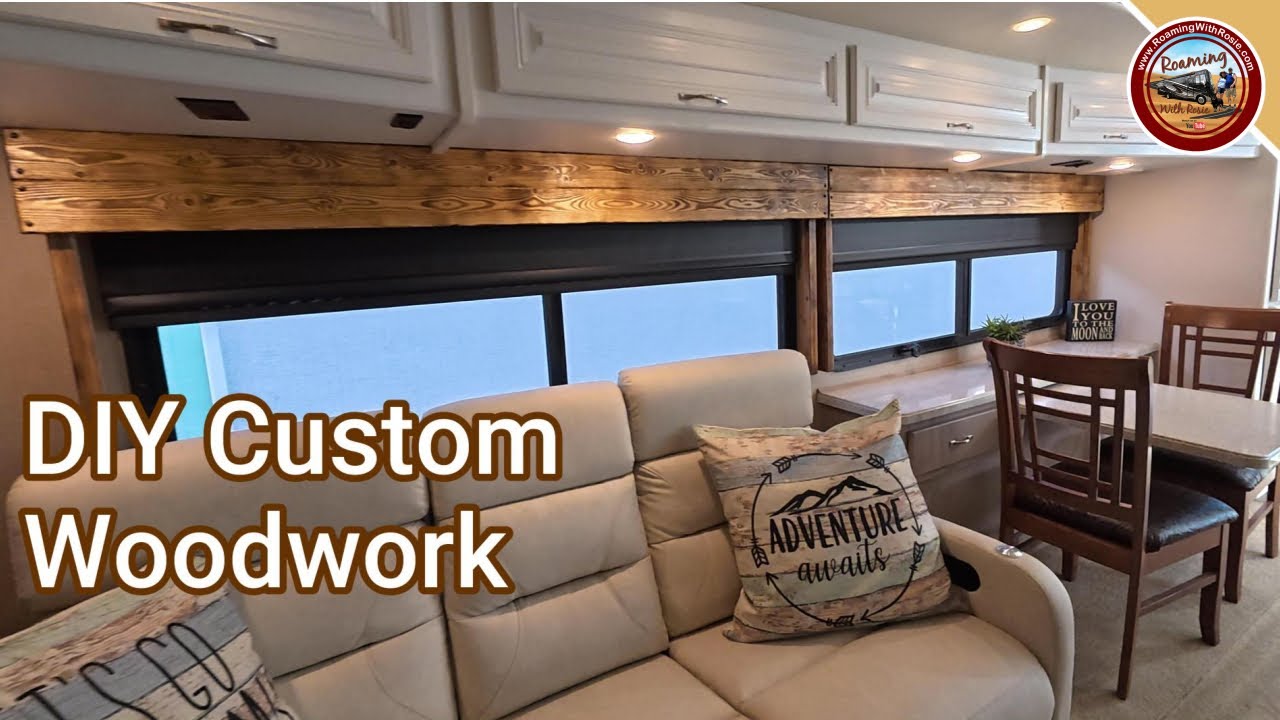 RV DIY! Motorhome Interior Gets New Custom Woodwork