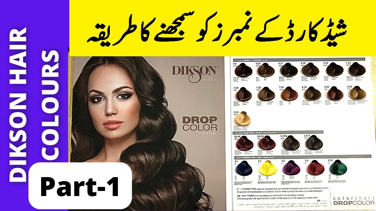 DIKSON HAIR COLOUR SHADE CARD READING METHOD, PART-1