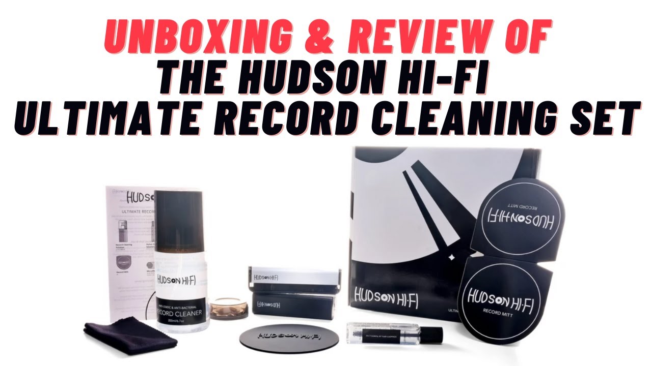 РАСПАКОВКА И ОБЗОР набора для чистки пластинок Hudson Hi-Fi Ultimate Record Cleaning Set (ASMR)