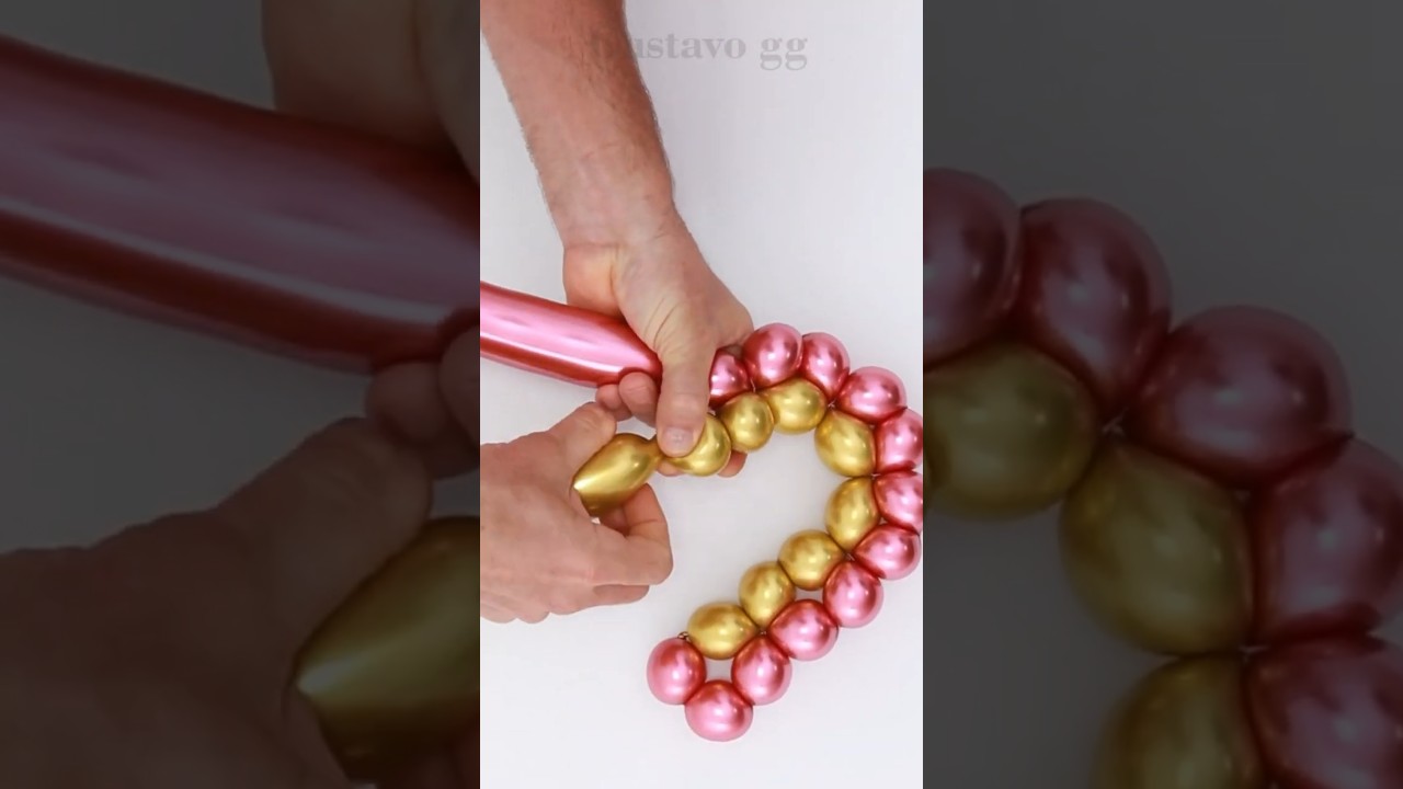 💖 Watch This Stunning Balloon Heart Come to Life! 💖 TWISTING for Valentine&rsquo;s 💕😍 Gustavo gg