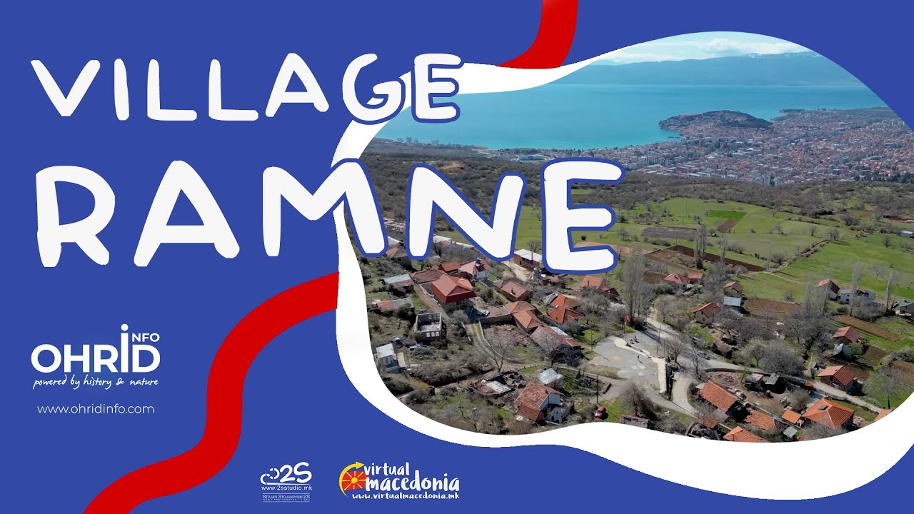Village Ramne from Drone - Ohrid, Lake Ohrid, MK  - Ep. 4