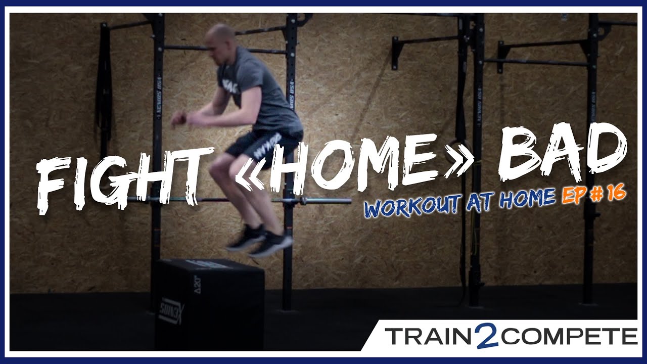 "FIGHT GONE BAD" ADAPTÉ À LA MAISON ! || CrossFit WOD au poids du corps #16 (benchmark)